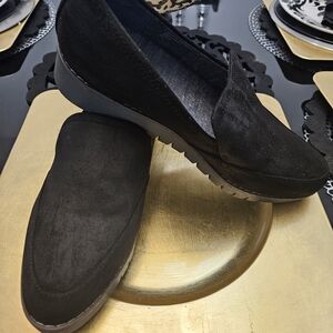 Dr. Scholl's Black Suede Loafers